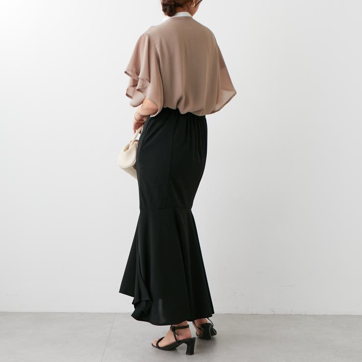 louren mermaid pleats skirtマーメイドプリーツスカート（lady  