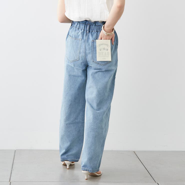 デニムハイウエストパンツ[品番：NCLW0010065]｜NICE CLAUP / OLIVE