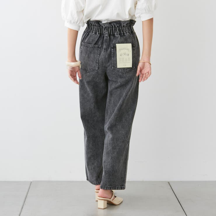 デニムハイウエストパンツ[品番：NCLW0010065]｜NICE CLAUP / OLIVE