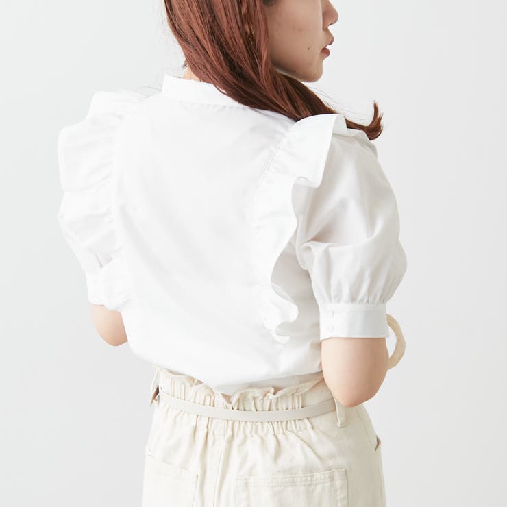 フリルボウタイブラウス[品番：NCLW0010242]｜NICE CLAUP / OLIVE des