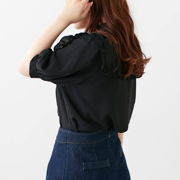 セーラー衿ボウタイブラウス[品番：NCLW0010518]｜NICE CLAUP