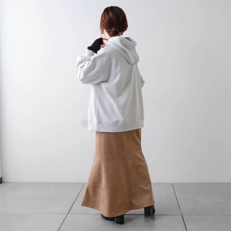 あつもり刺繍ロゴ裏毛パーカー | NICE CLAUP / OLIVE des OLIVE　OUTLET | 詳細画像9 