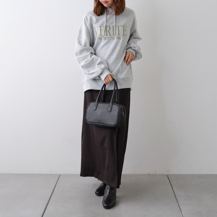 あつもり刺繍ロゴ裏毛パーカー | NICE CLAUP / OLIVE des OLIVE　OUTLET | 詳細画像23 