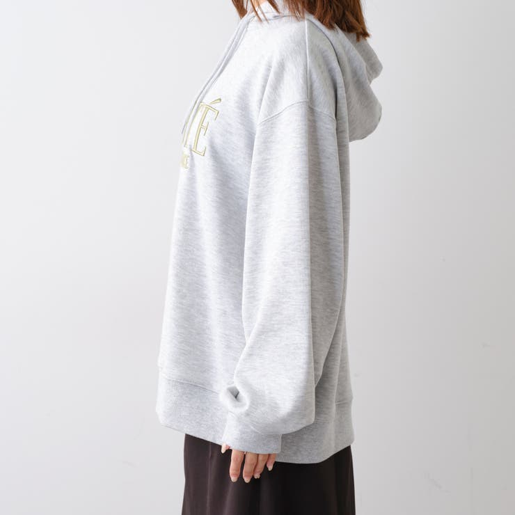 あつもり刺繍ロゴ裏毛パーカー | NICE CLAUP / OLIVE des OLIVE　OUTLET | 詳細画像26 