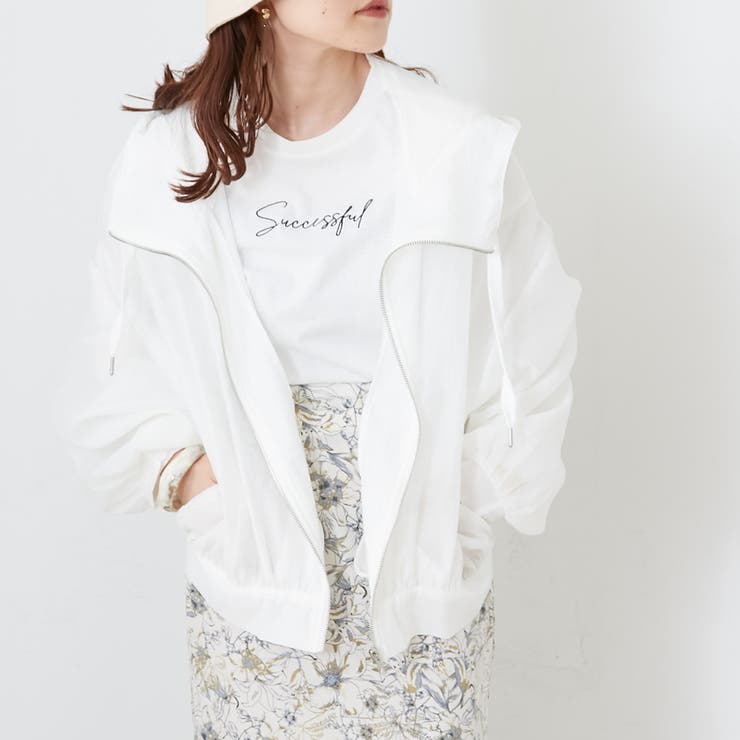 シアーフード付ブルゾン[品番：NCLW0009302]｜NICE CLAUP / OLIVE des