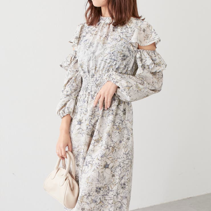 ZIMMERMANN フラワープリントリネンベアオールインワン