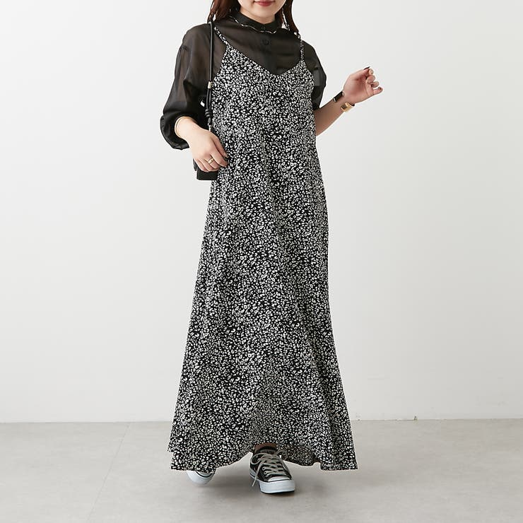 一枚で主役級】レオパードキャミワンピース[品番：NCLW0010303]｜NICE