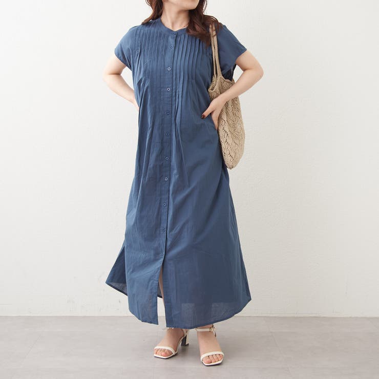 フレンチスリーブピンタックワンピース[品番：NCLW0010389]｜NICE