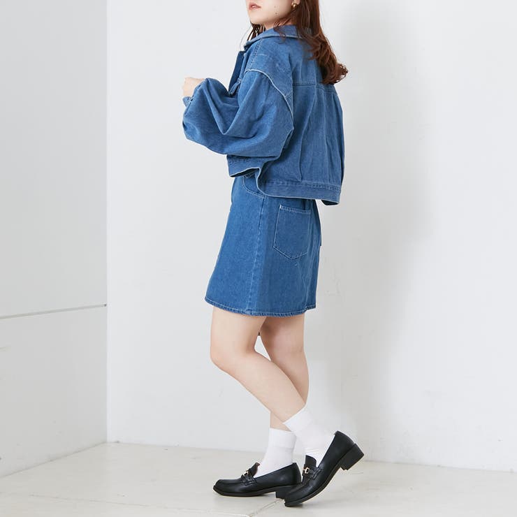 低身長向け】デニムジャケット[品番：NCLW0009575]｜NICE CLAUP