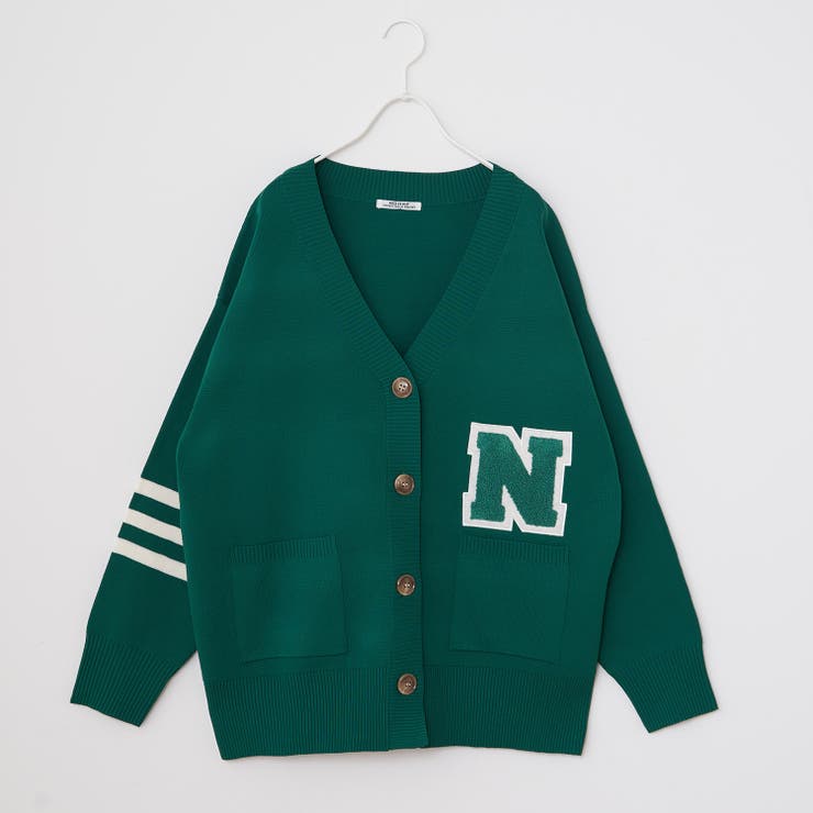 低身長向け】Nロゴカーディガン[品番：NCLW0009310]｜NICE CLAUP