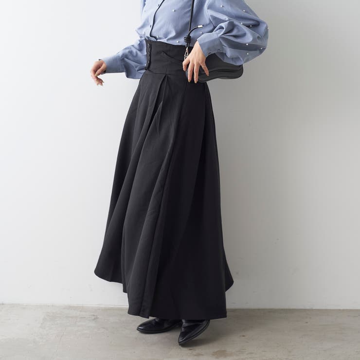 ハイウエストフレアスカート | NICE CLAUP / OLIVE des OLIVE　OUTLET | 詳細画像4 