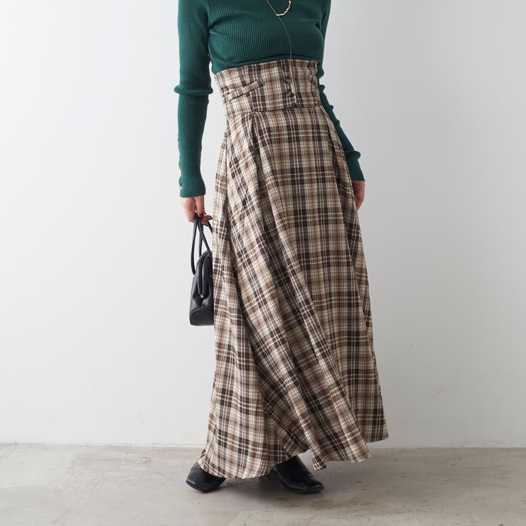 ハイウエストフレアスカート | NICE CLAUP / OLIVE des OLIVE　OUTLET | 詳細画像9 