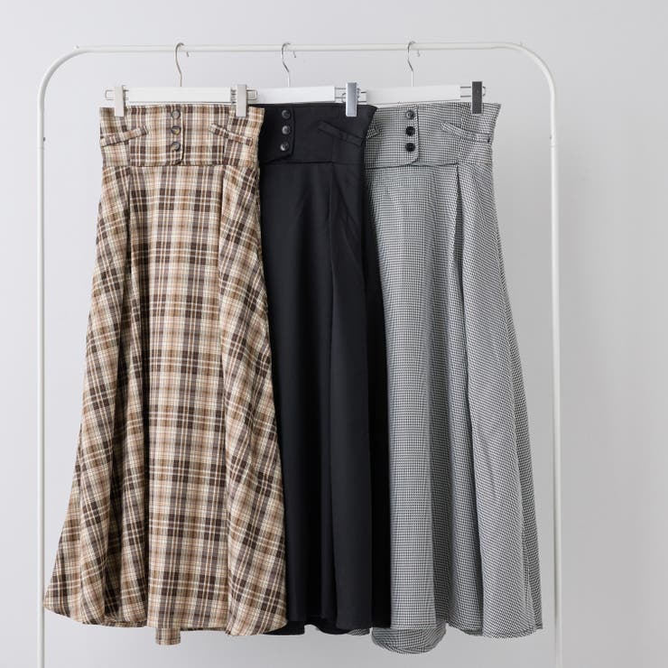 ハイウエストフレアスカート | NICE CLAUP / OLIVE des OLIVE　OUTLET | 詳細画像2 