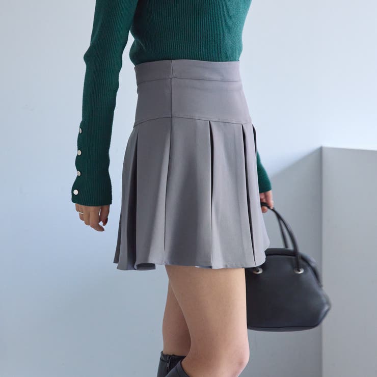 ハイウエストプリーツSK[品番：NCLW0011894]｜NICE CLAUP / OLIVE des