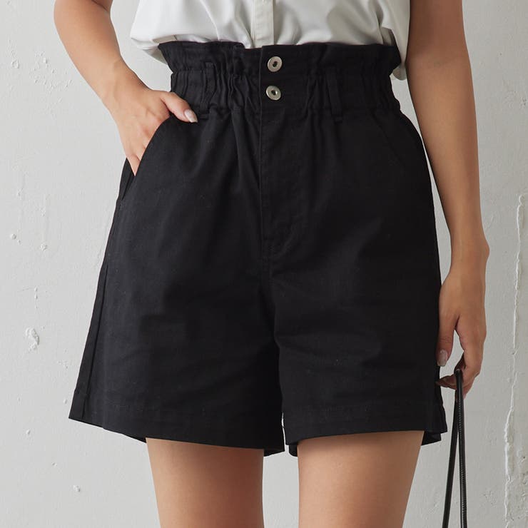 ハイウエストショートパンツ[品番：NCLW0010886]｜NICE CLAUP / OLIVE