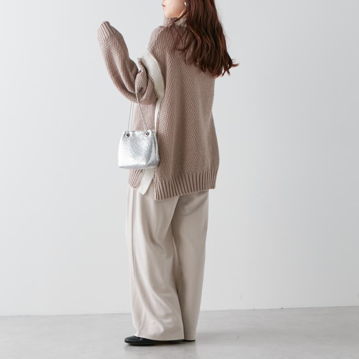 配色鹿の子ニット | NICE CLAUP / OLIVE des OLIVE　OUTLET | 詳細画像38 