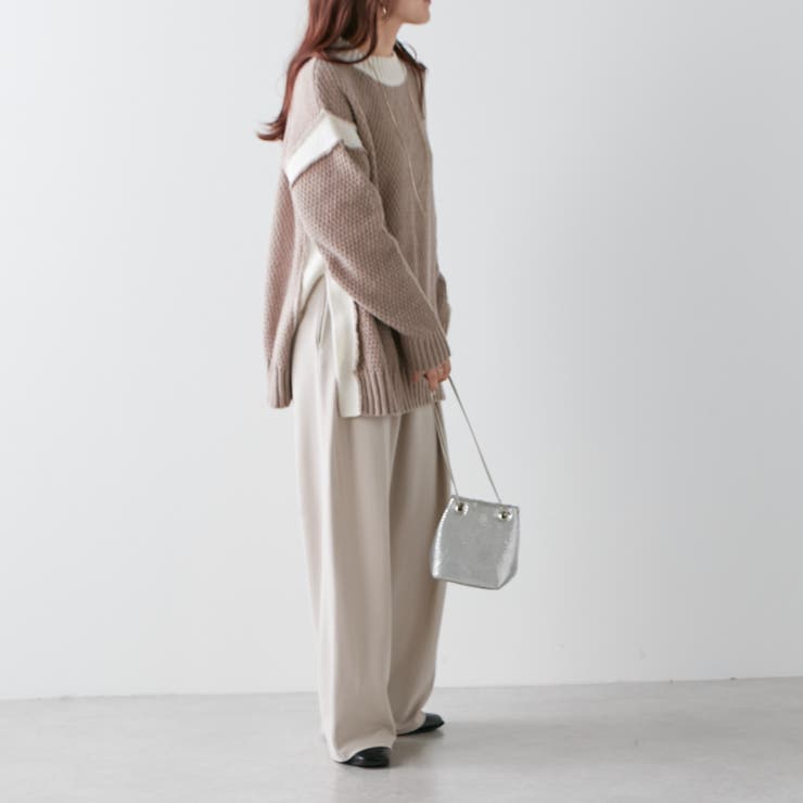 配色鹿の子ニット | NICE CLAUP / OLIVE des OLIVE　OUTLET | 詳細画像39 