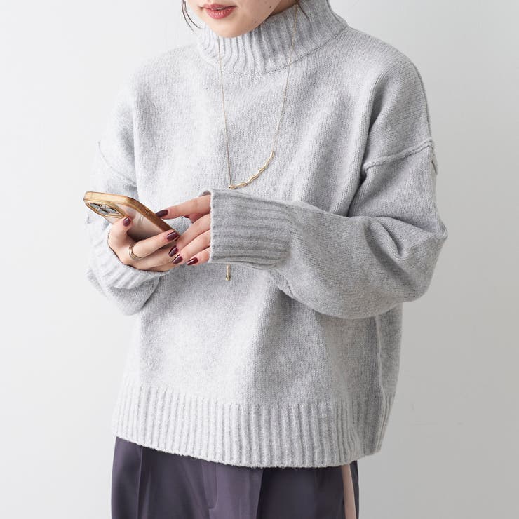 6色展開】【着心地抜群】フワフワカラーニット[品番：NCLW0010981