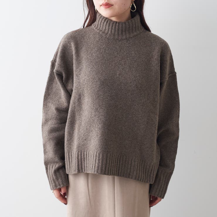 ちい様向け確認用【F】NICE CLAUP ナイスクラップ レディース ニット ナイスクラップ NICE CLAUP リボン柄シャギーニット （CGY