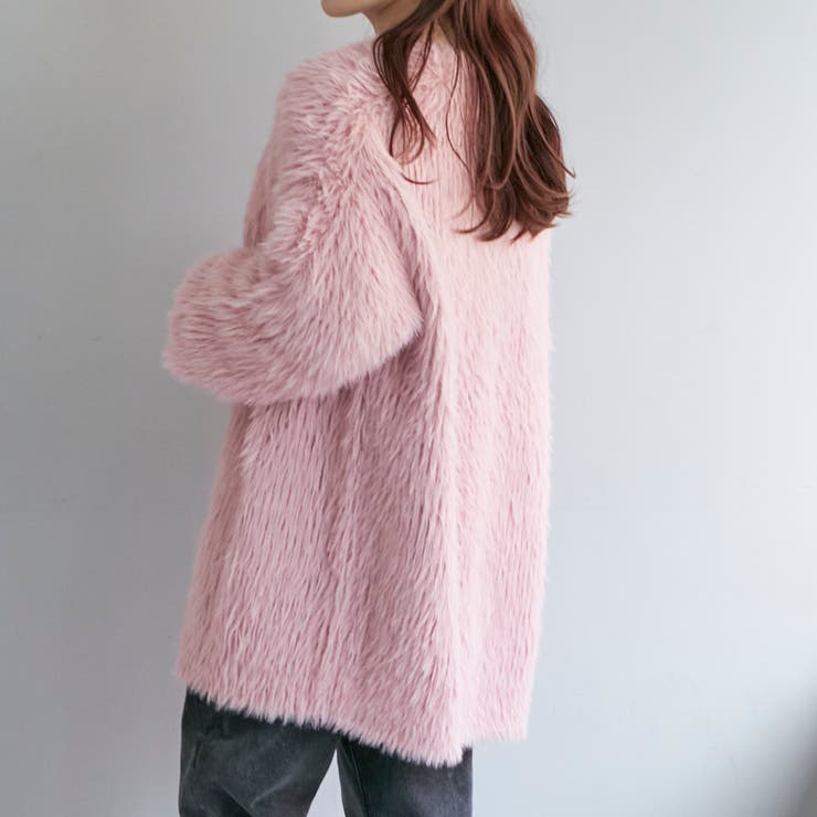 SHOP LIST限定価格】フワフワシャギーカーディガン[品番：NCLW0011292