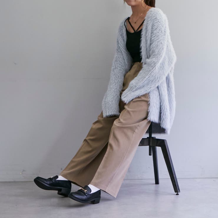 SHOP LIST限定価格】フワフワシャギーカーディガン[品番：NCLW0011292