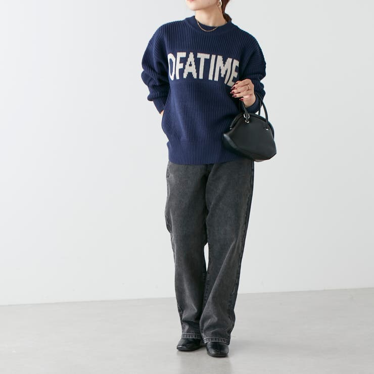 ロゴニット[品番：NCLW0011593]｜NICE CLAUP / OLIVE des OLIVE OUTLET