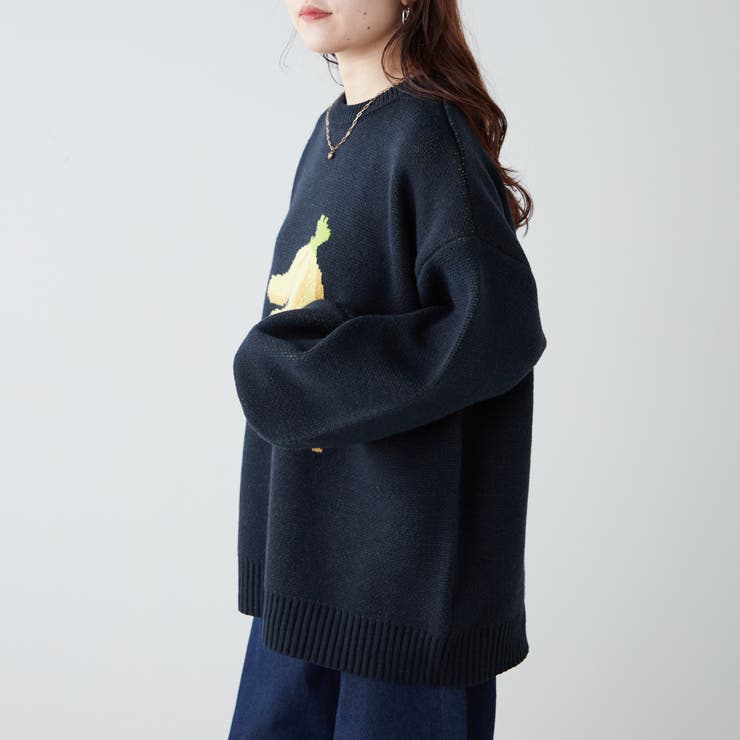 バナナ/モンスターニット[品番：NCLW0012042]｜NICE CLAUP / OLIVE des
