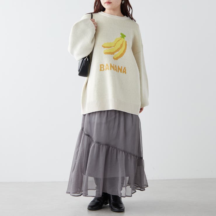 バナナ/モンスターニット[品番：NCLW0012042]｜NICE CLAUP / OLIVE des