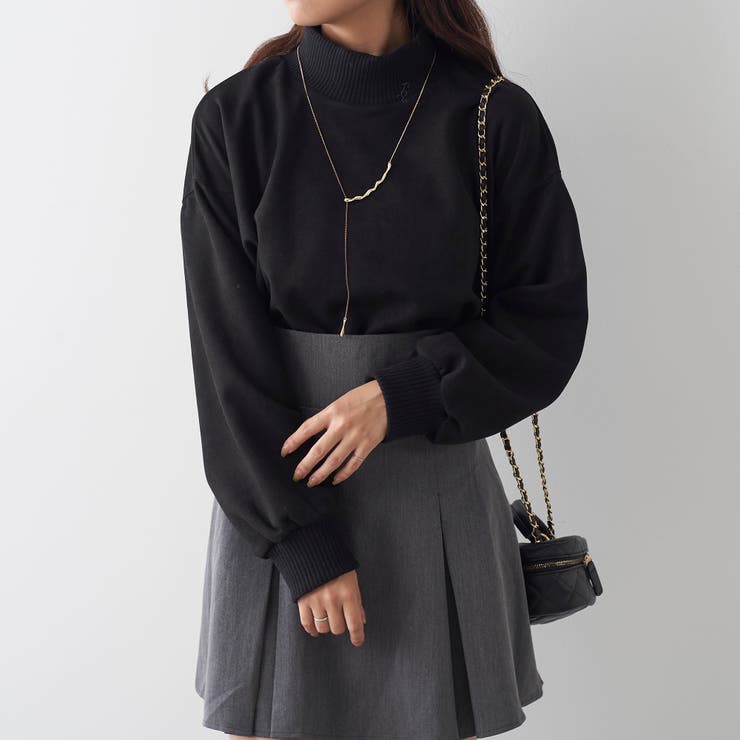 スエードポンチリブプルオーバー | NICE CLAUP / OLIVE des OLIVE　OUTLET | 詳細画像18 