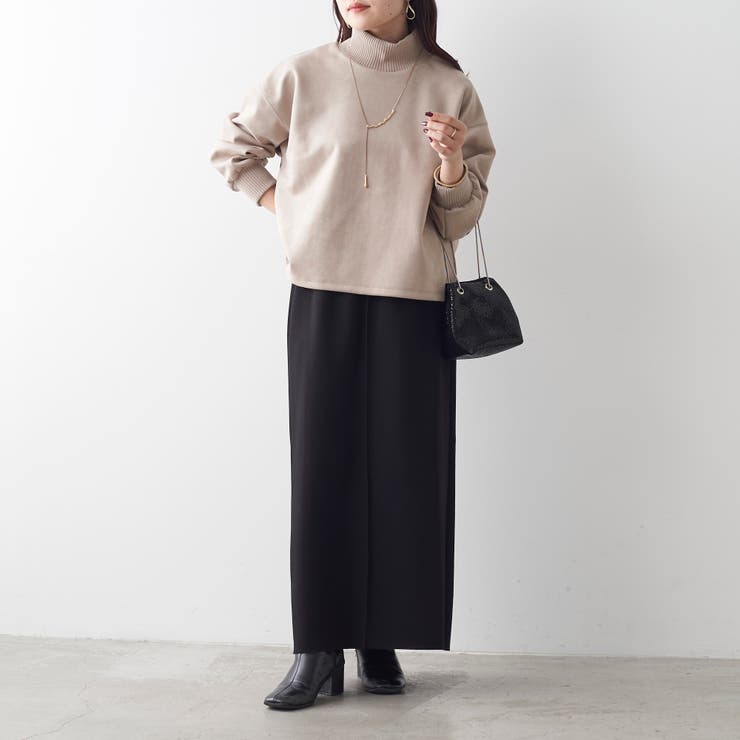 スエードポンチリブプルオーバー | NICE CLAUP / OLIVE des OLIVE　OUTLET | 詳細画像21 