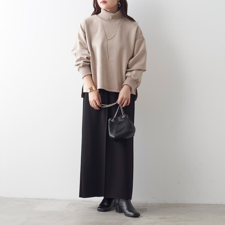 スエードポンチリブプルオーバー | NICE CLAUP / OLIVE des OLIVE　OUTLET | 詳細画像22 