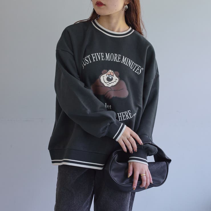 眠たいクマトレーナー | NICE CLAUP / OLIVE des OLIVE　OUTLET | 詳細画像8 