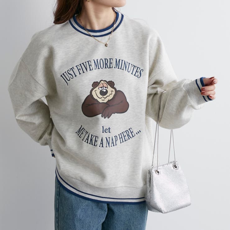 眠たいクマトレーナー | NICE CLAUP / OLIVE des OLIVE　OUTLET | 詳細画像10 