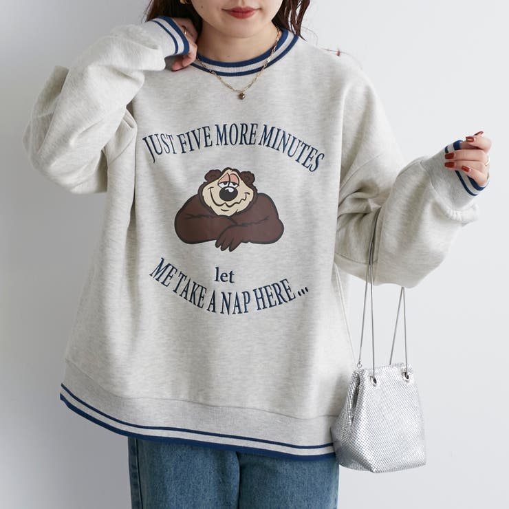 眠たいクマトレーナー | NICE CLAUP / OLIVE des OLIVE　OUTLET | 詳細画像11 