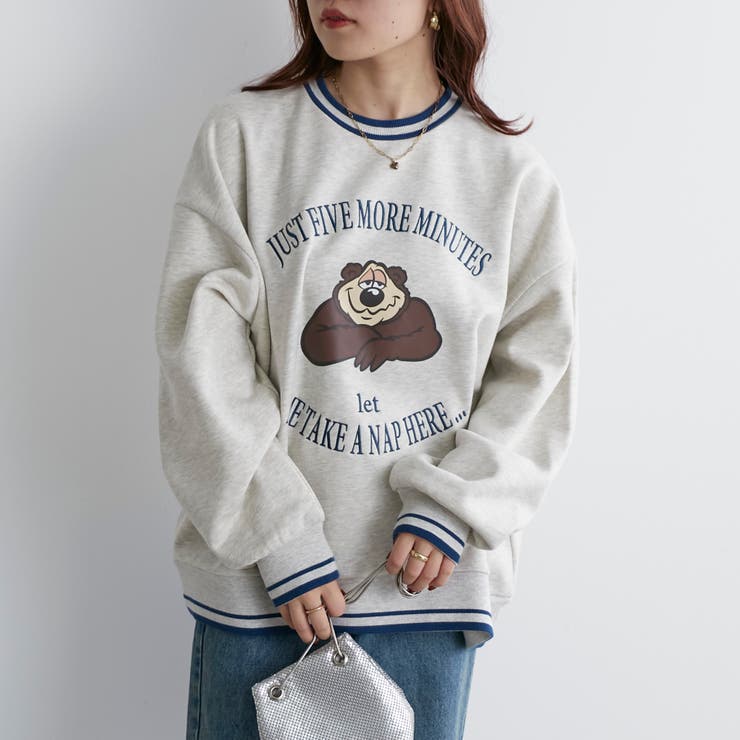 眠たいクマトレーナー | NICE CLAUP / OLIVE des OLIVE　OUTLET | 詳細画像12 