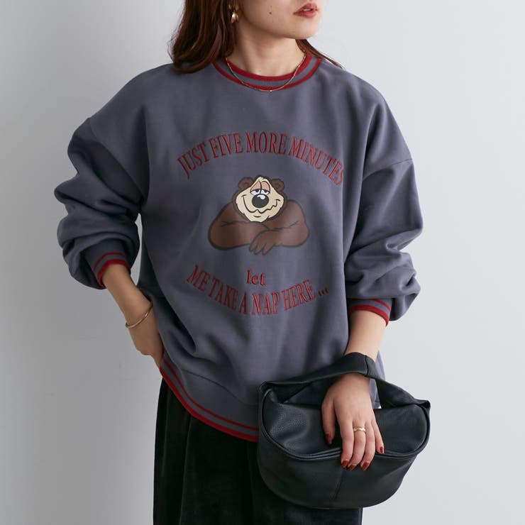 眠たいクマトレーナー | NICE CLAUP / OLIVE des OLIVE　OUTLET | 詳細画像18 