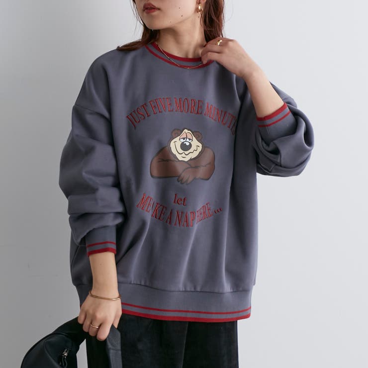 眠たいクマトレーナー | NICE CLAUP / OLIVE des OLIVE　OUTLET | 詳細画像19 