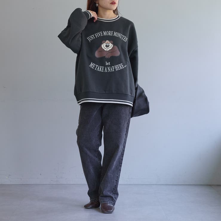 眠たいクマトレーナー | NICE CLAUP / OLIVE des OLIVE　OUTLET | 詳細画像23 