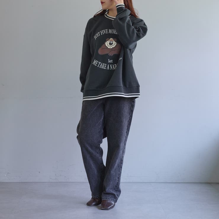 眠たいクマトレーナー | NICE CLAUP / OLIVE des OLIVE　OUTLET | 詳細画像24 