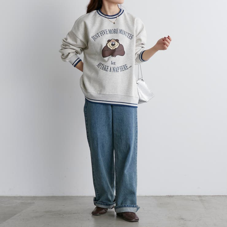 眠たいクマトレーナー | NICE CLAUP / OLIVE des OLIVE　OUTLET | 詳細画像26 