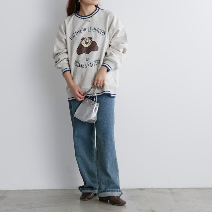 眠たいクマトレーナー | NICE CLAUP / OLIVE des OLIVE　OUTLET | 詳細画像28 