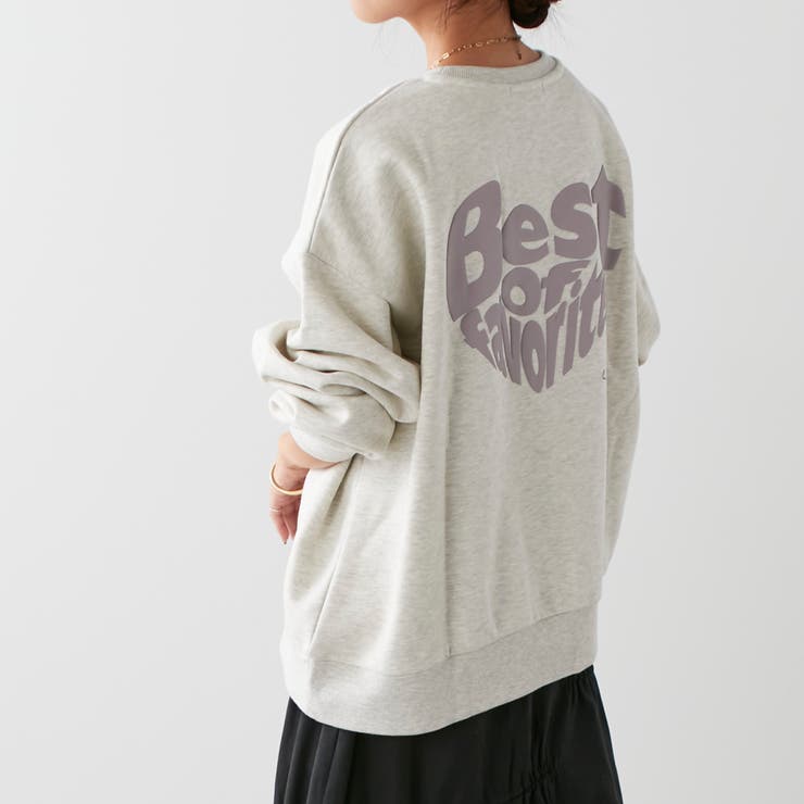 ハートロゴスウェット[品番：NCLW0011661]｜NICE CLAUP / OLIVE des