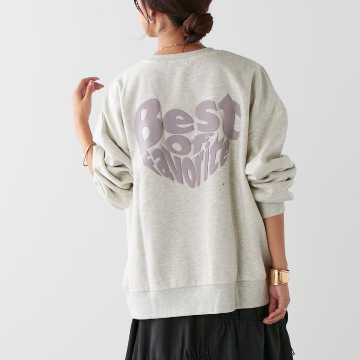 ハートロゴスウェット[品番：NCLW0011661]｜NICE CLAUP / OLIVE des