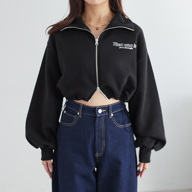 WZIPショート裏起毛スウェット[品番：NCLW0012156]｜NICE CLAUP OUTLET