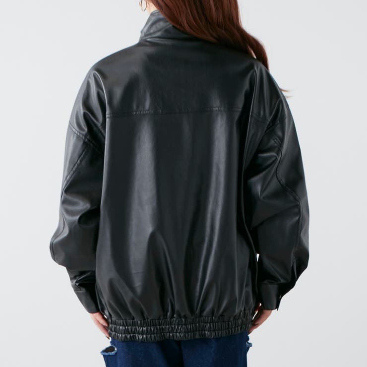 KON'sセレクト】フェイクレザーブルゾン[品番：NCLW0011159]｜NICE