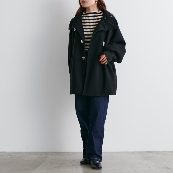 ショップリスト限定】ミドル丈ダッフルコート[品番：NCLW0011803
