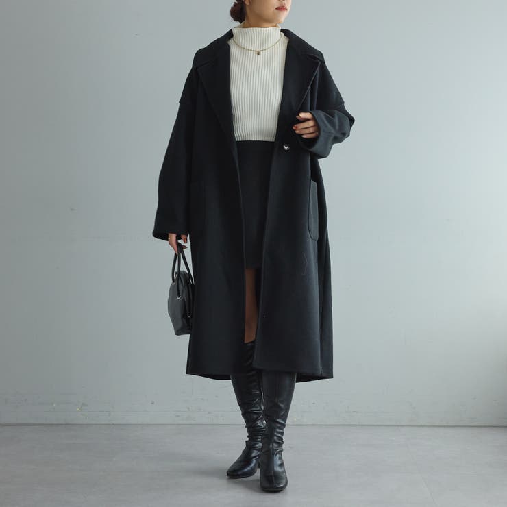 チェスタコート　黒 ショップリスト限定】チェスタ-コート[品番：NCLW0011891]｜NICE CLAUP