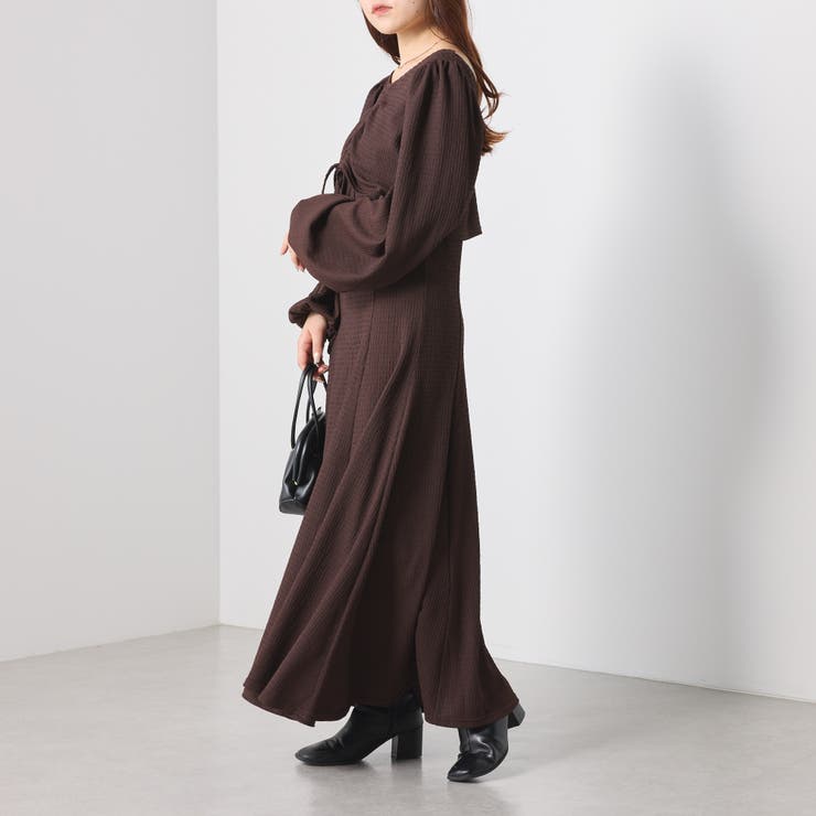 【SETアイテム】シボシボワンピース | NICE CLAUP / OLIVE des OLIVE　OUTLET | 詳細画像5 