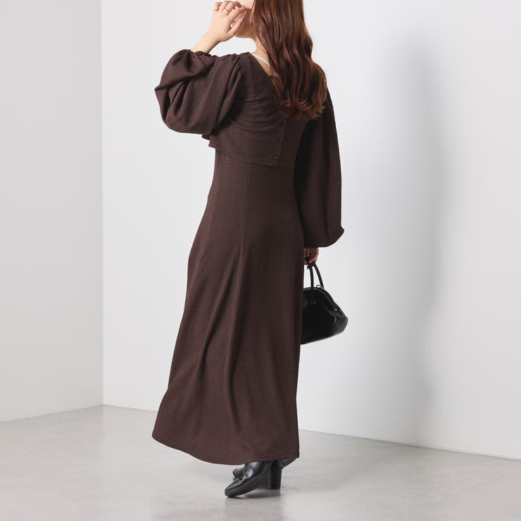 【SETアイテム】シボシボワンピース | NICE CLAUP / OLIVE des OLIVE　OUTLET | 詳細画像6 