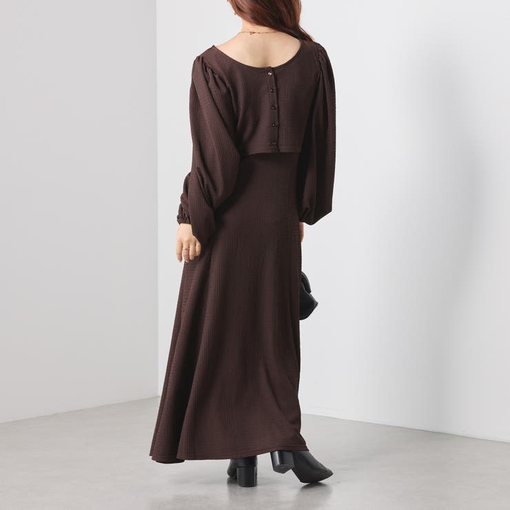 【SETアイテム】シボシボワンピース | NICE CLAUP / OLIVE des OLIVE　OUTLET | 詳細画像7 